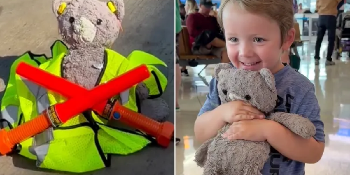 A 4-Year-Old Left His Beloved Teddy Bear at the Airport — What American Airlines Did Next Made His Whole Family Cry